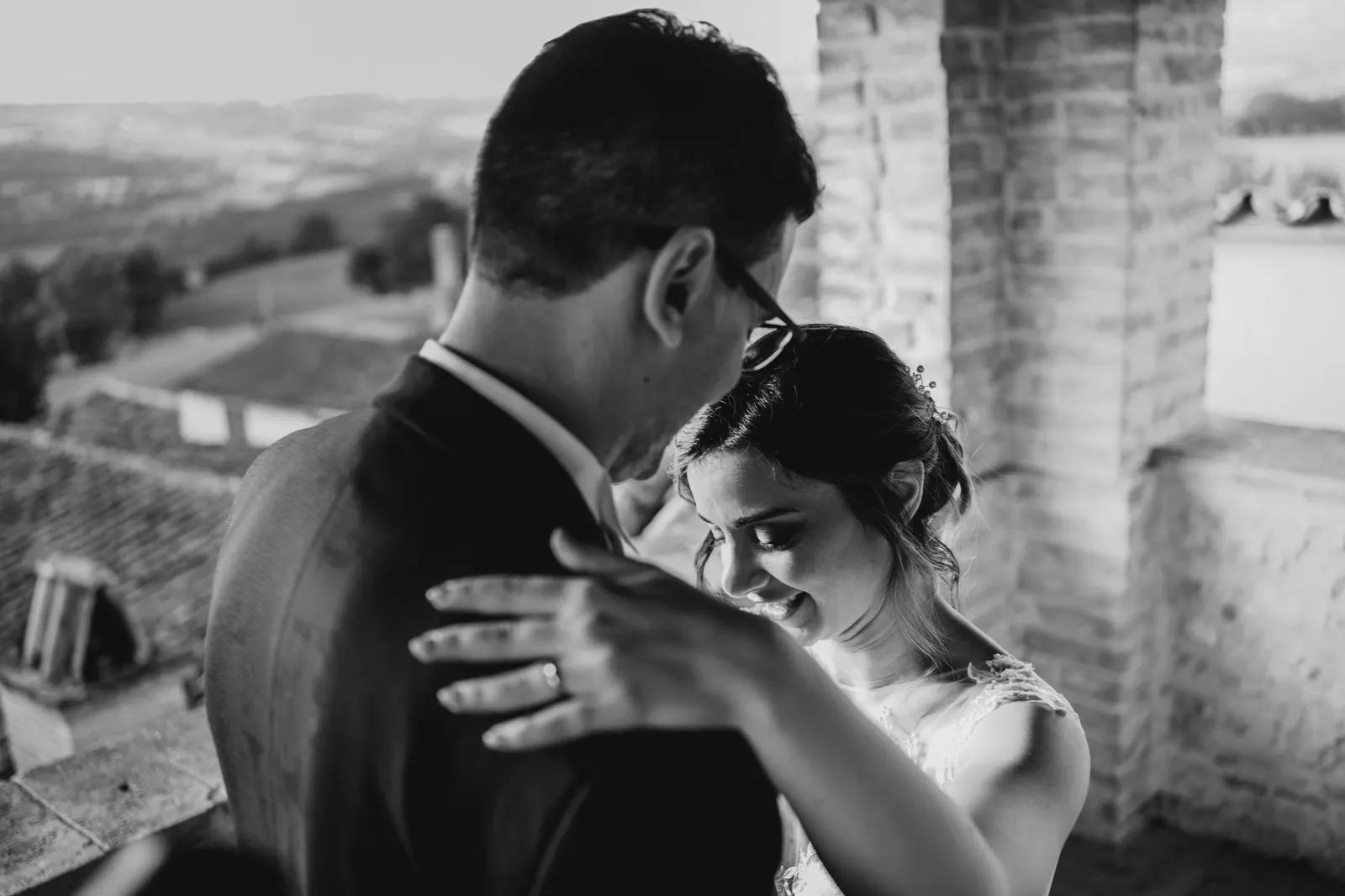 Martina daniele wedding couple castello montignano venue