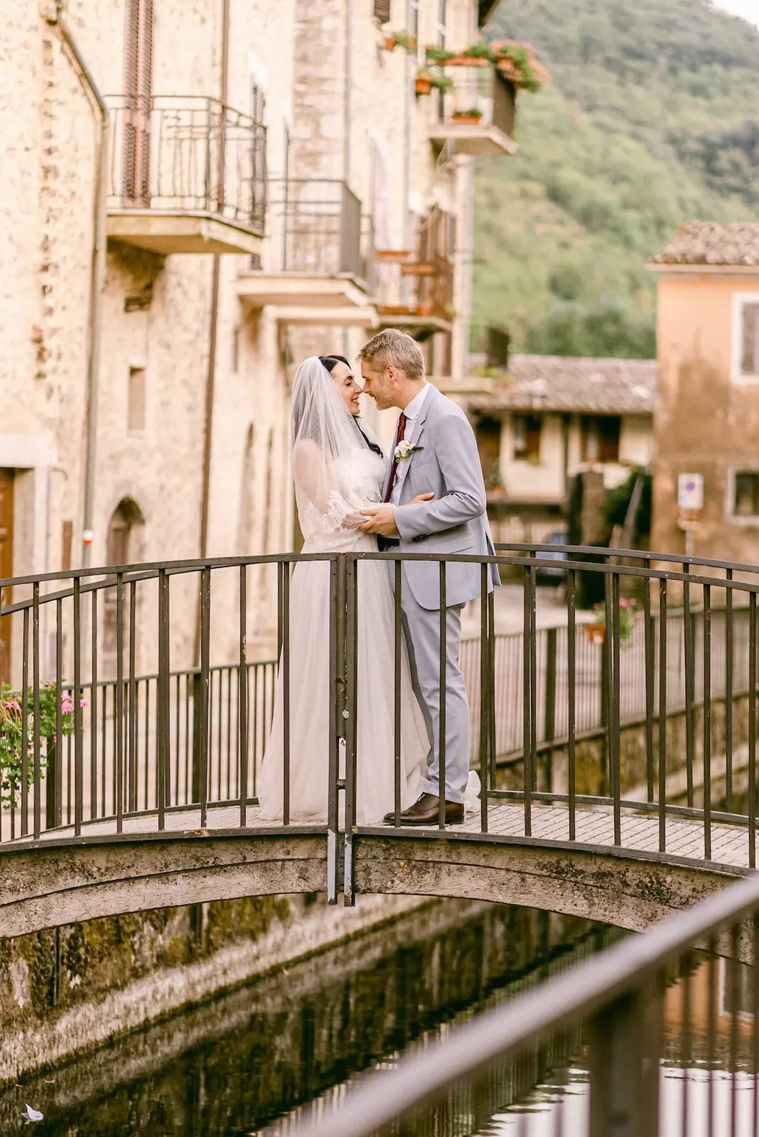 San pietro valle abbey grounds wedding photography