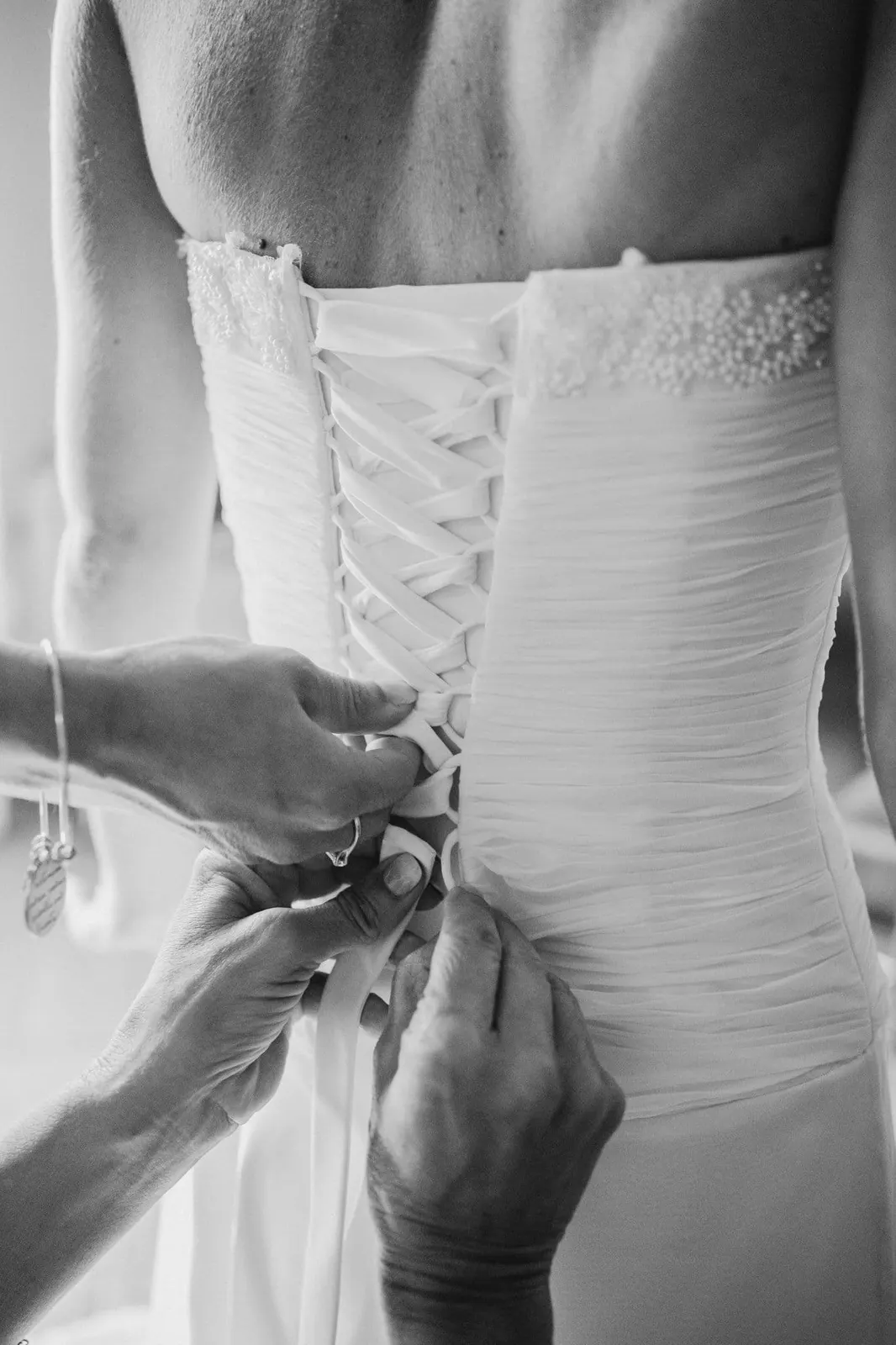 Borgo san faustino villa laura bride dress detail