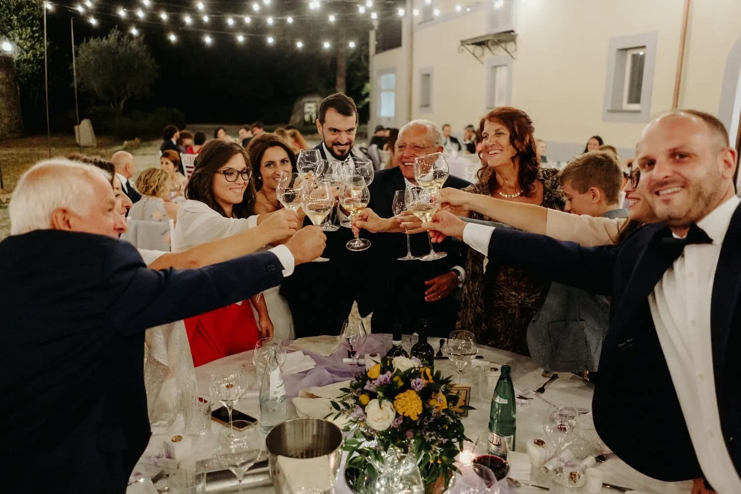 Borgo san faustino villa laura wedding party group celebration